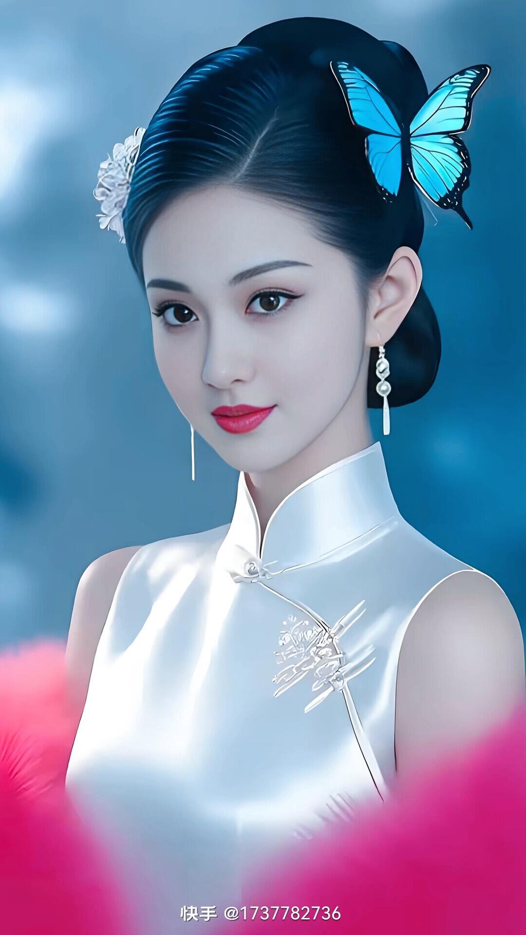 梦幻蓝调，古典与现代的完美融合，尽显东方韵味。