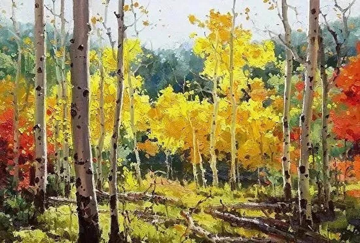 韩国画家加里·金风景油画作品遇见美好遇见艺术原创