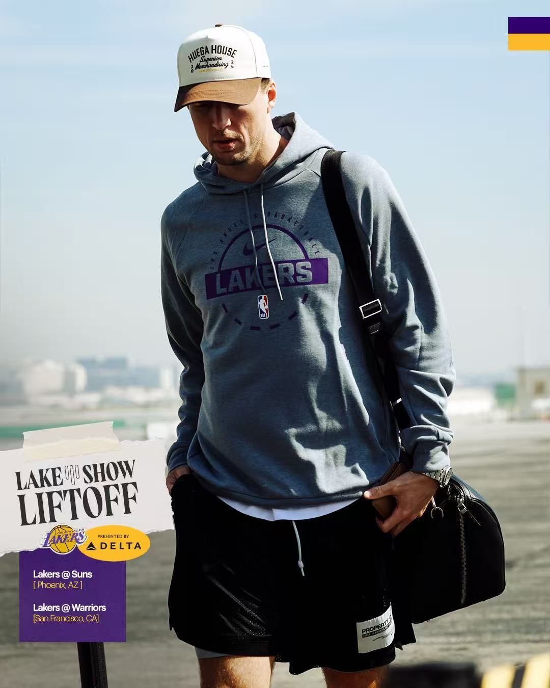 湖人前往凤凰城，明天再战太阳，本赛季第四次交锋。前三次，湖人2胜1负。由于两个队