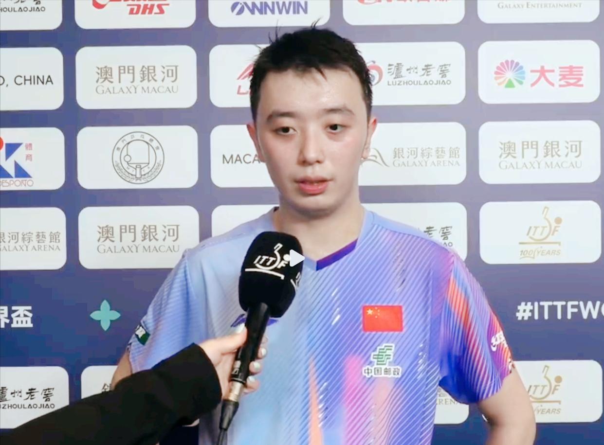 注意！陈垣宇赛后采访说了一个事，对王楚钦很不利。记者问：怎么评价自己和舒迪