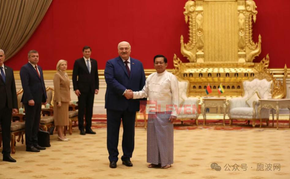 缅甸迎来贵客的访问！白罗斯总统卢卡申科，11月底访问缅甸，敏大将盛情招待！不