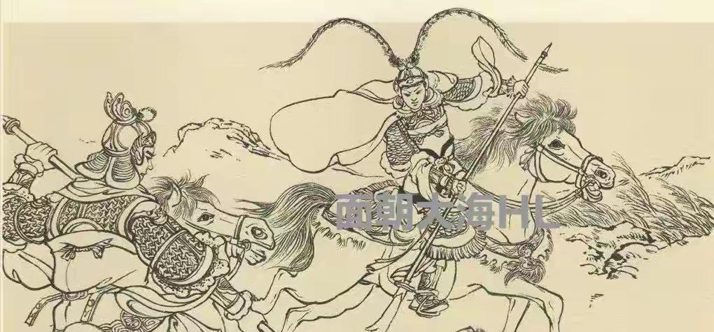 少将军高君宝悄悄离开汴梁，直奔寿州。他走错了路，来到双锁山下，见有一块“比艺招夫