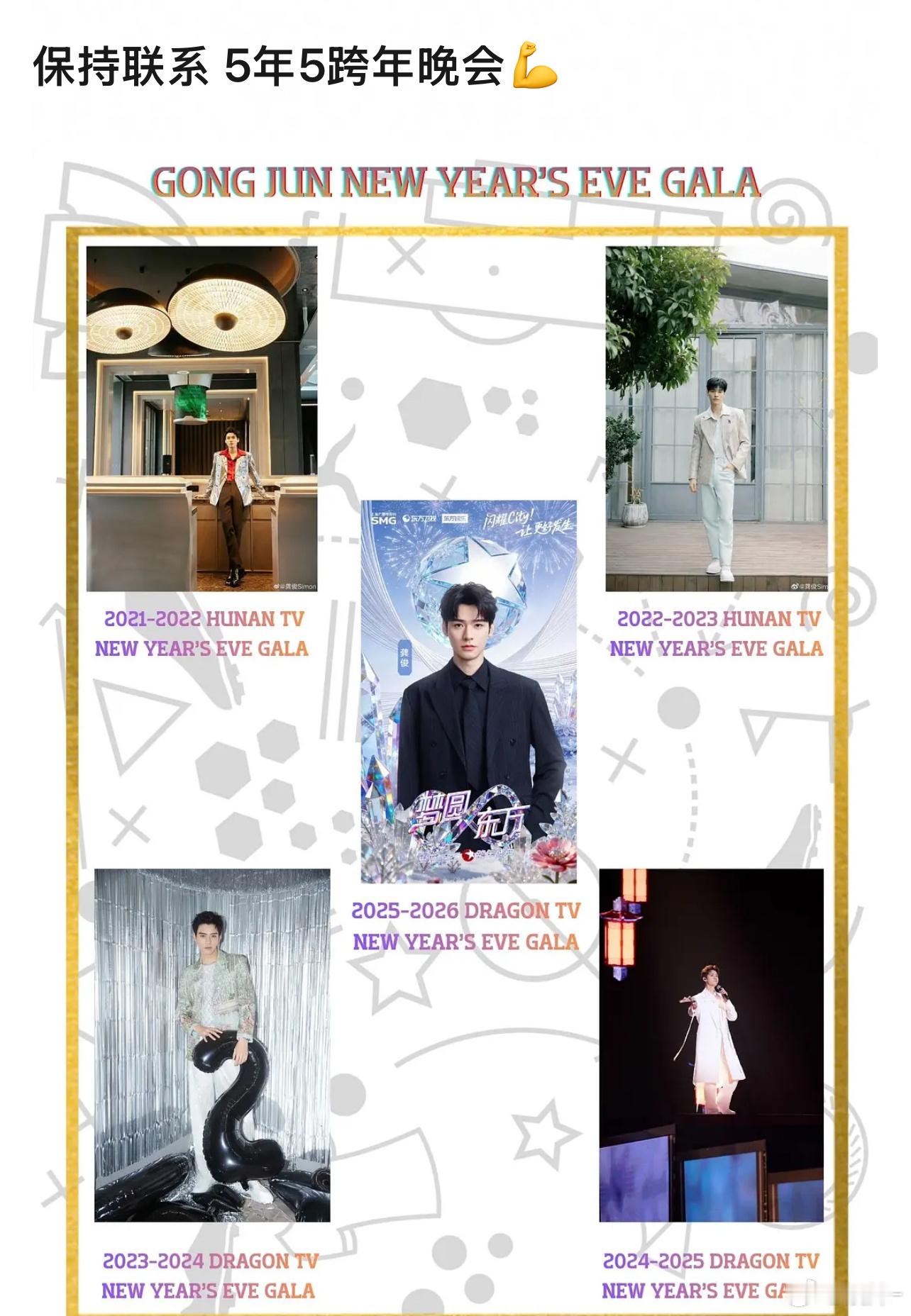 这几年的跨年最期待的就是龚俊了，好有趣的灵魂