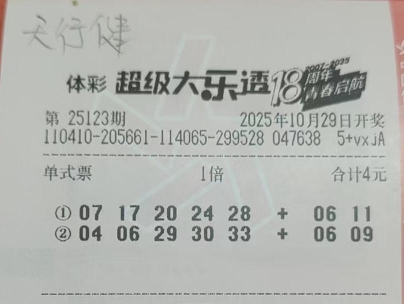 大乐透中一等奖那就真乐透了。大乐透中一奖虽然概率很低,但基本上期期都有几个一等奖