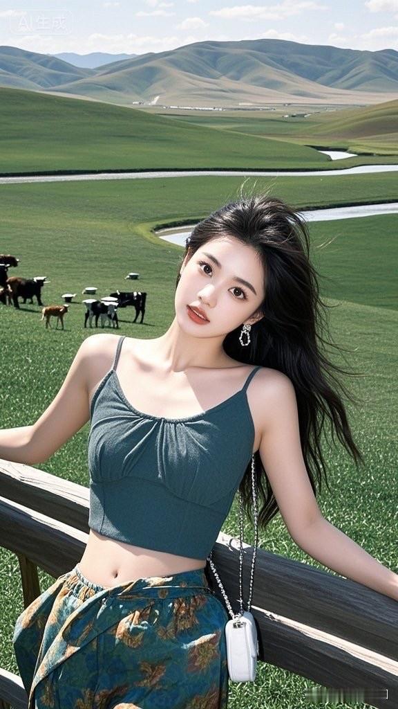 在绿意盎然的山野间，感受自然的宁静与美好。🌿🍃