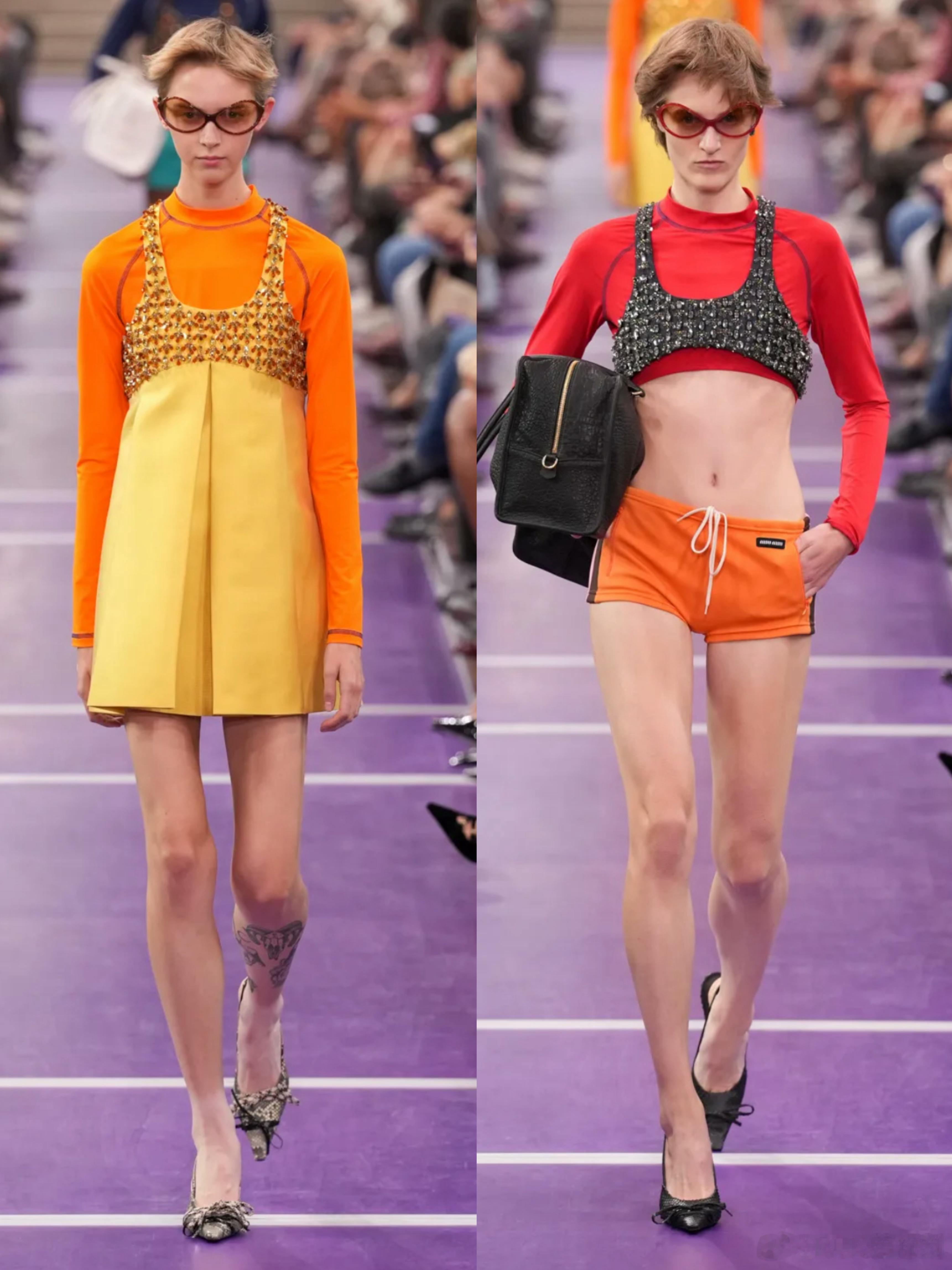 春夏时装周时装周MiuMiu的反叛还奏效吗？MiuMiu：就不好好穿衣服！