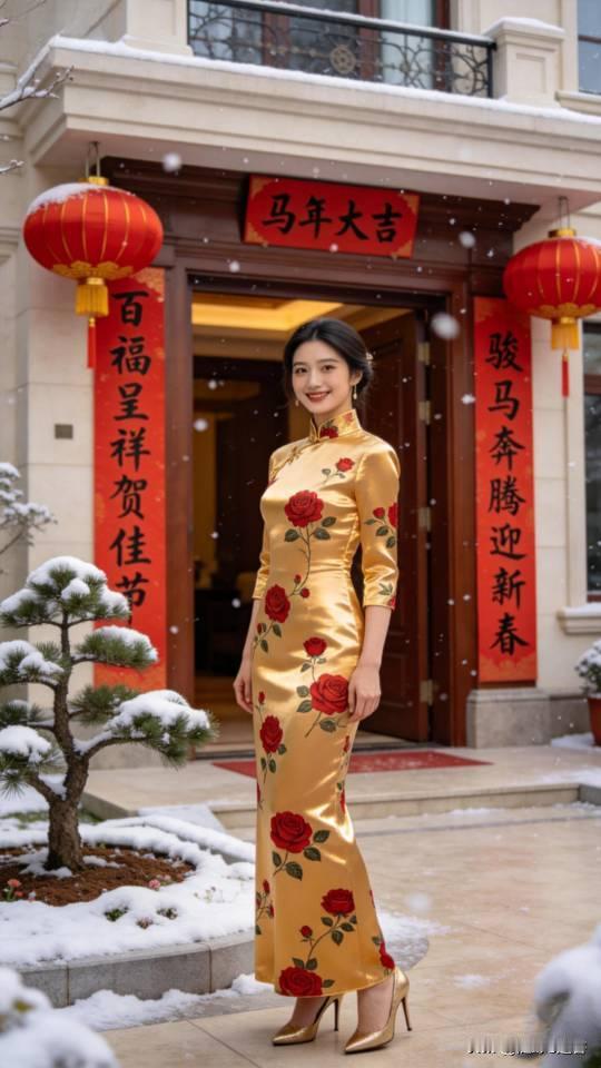 马年到，美女送祝福，祝大家如下面春联所写一般。分享你的新春祝福马年祝福语