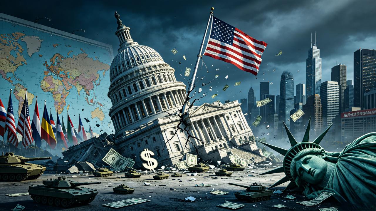 美国彻底慌了！对华战略上演180度荒诞大翻车不得不说，如今的美国，早已没了