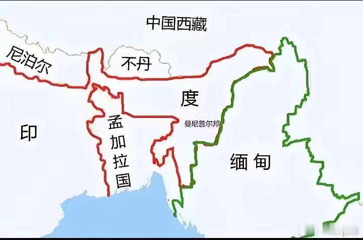孟加拉国再出新招，提出孟加拉、尼泊尔、不丹、印度东北7邦（其中有被印度吞并的锡金