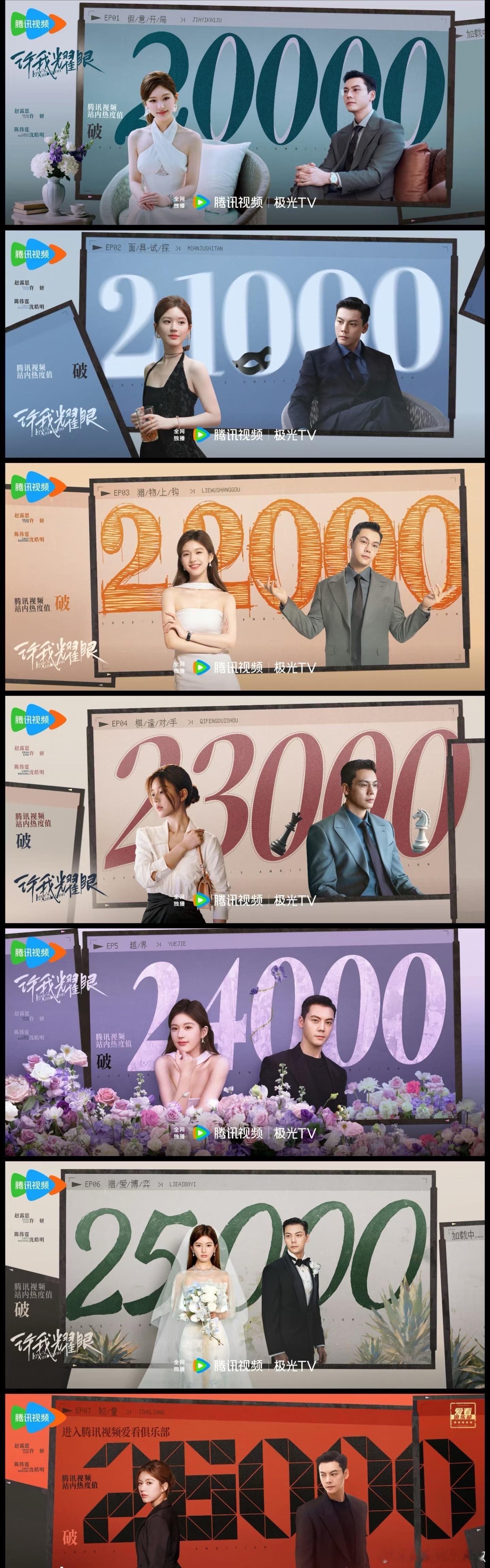 许我耀眼官博不语，只是一味的发战报​​​
