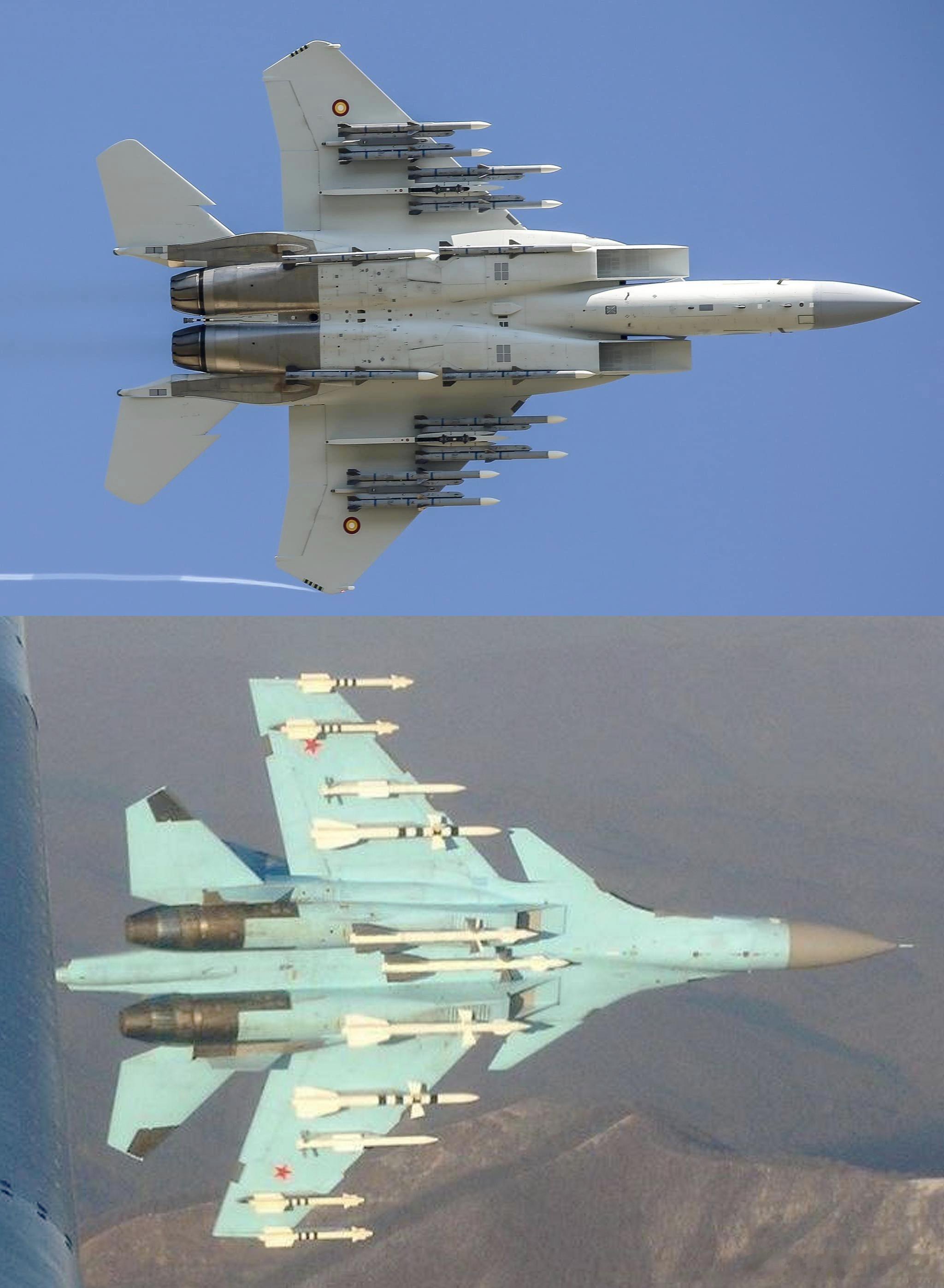 F-15和“Su-35UB”