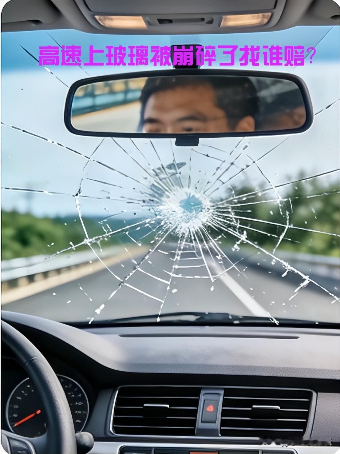 高速玻璃被崩碎别自认倒霉！找谁赔、怎么赔，一次说清！跑高速最闹心的事，莫过于