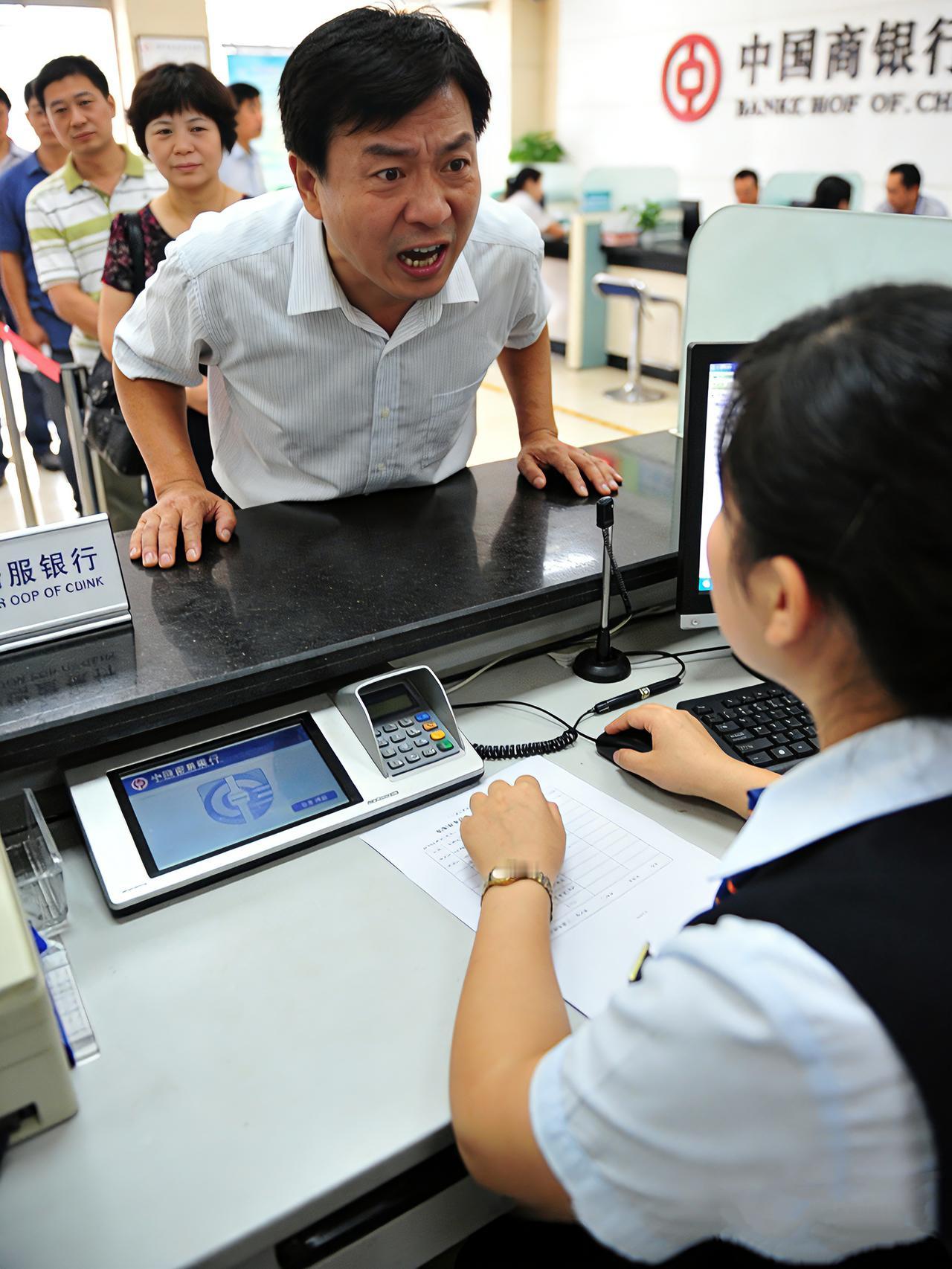 今天去银行取钱，差点把我整笑了。我问取一千，说不够；取五百，也不够；最后我就取