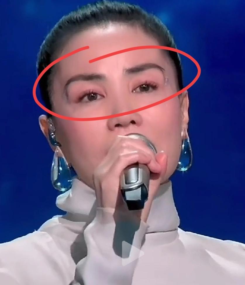 王菲的眉毛，谁画的？太难看了！化妆师是谁？按说肯定大牌化妆师，就画出来这个效果？