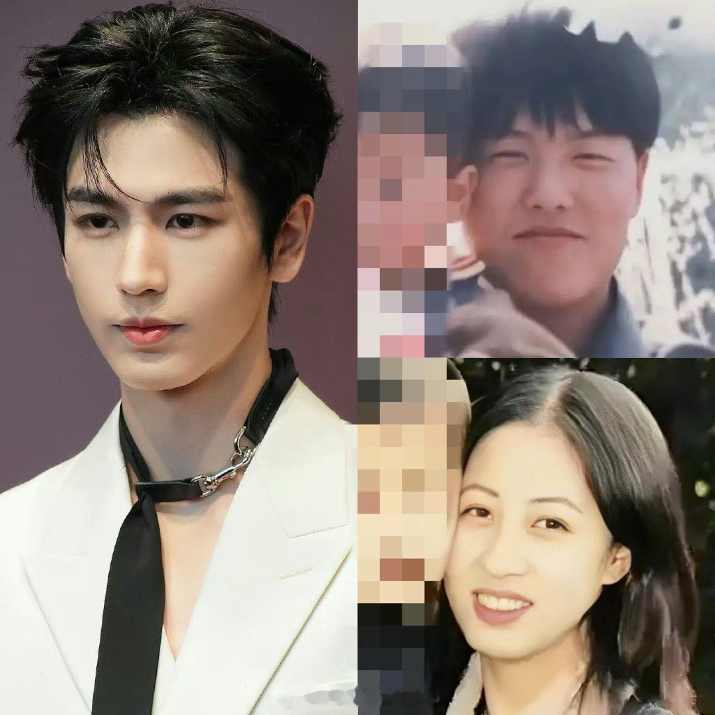 张凌赫 遗传是门学问遗传真是门学问，张凌赫完全挑着爸爸妈妈的优点长啊，爸爸的身