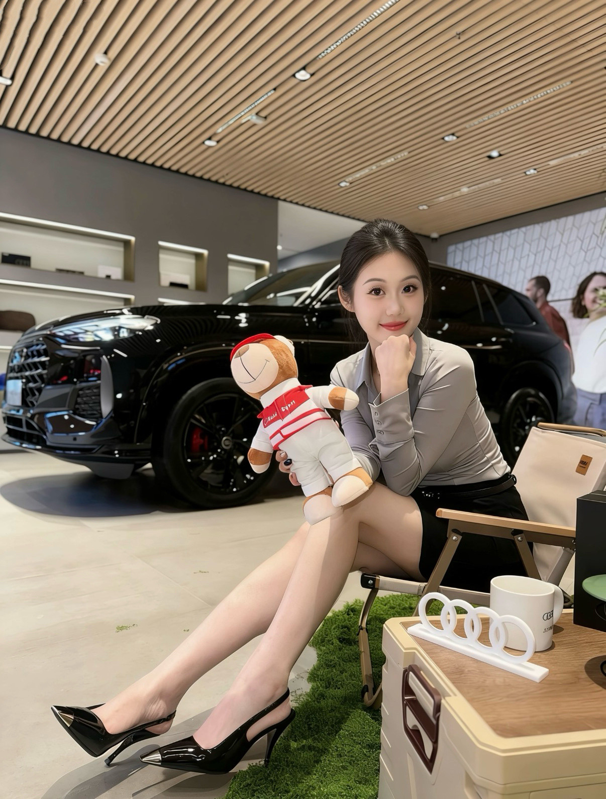 奥迪小熊也很可爱