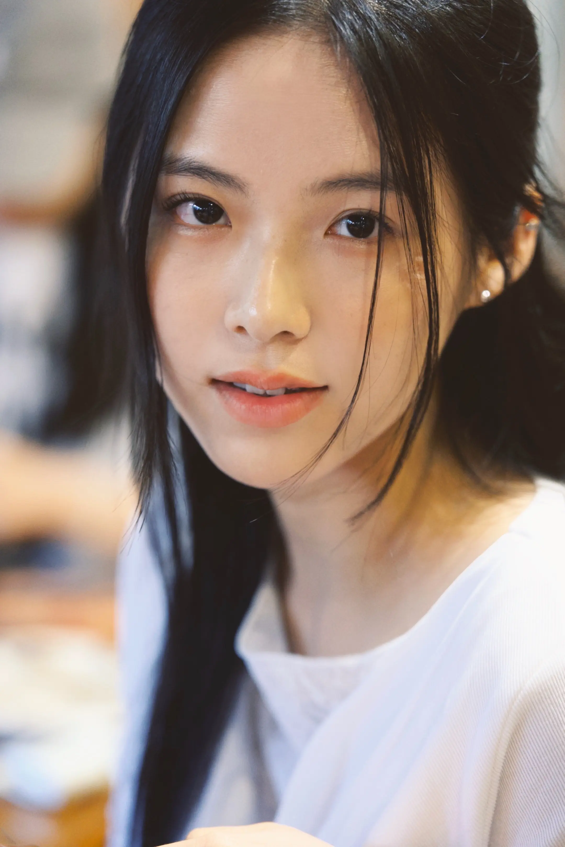 淡妆是这样。