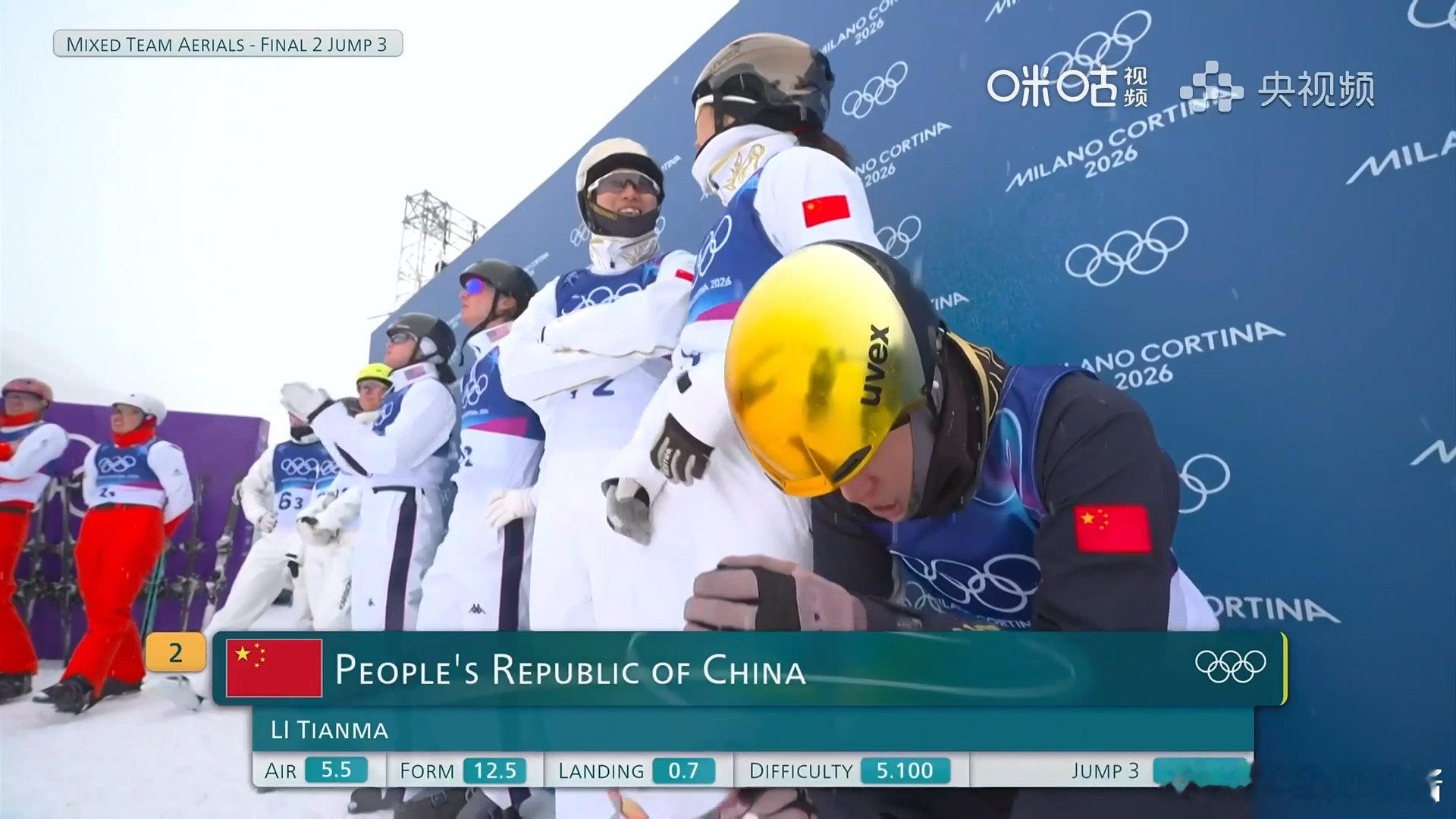 中国空中技巧队2金3铜致敬中国空中技巧梦之队米兰冬奥会空中技巧项目收官，中国队交