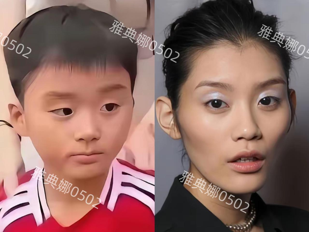 何猷君的儿子跟没动脸之前的奚梦瑶无论是脸型还是眼睛都几乎是一模一样！网上一直说