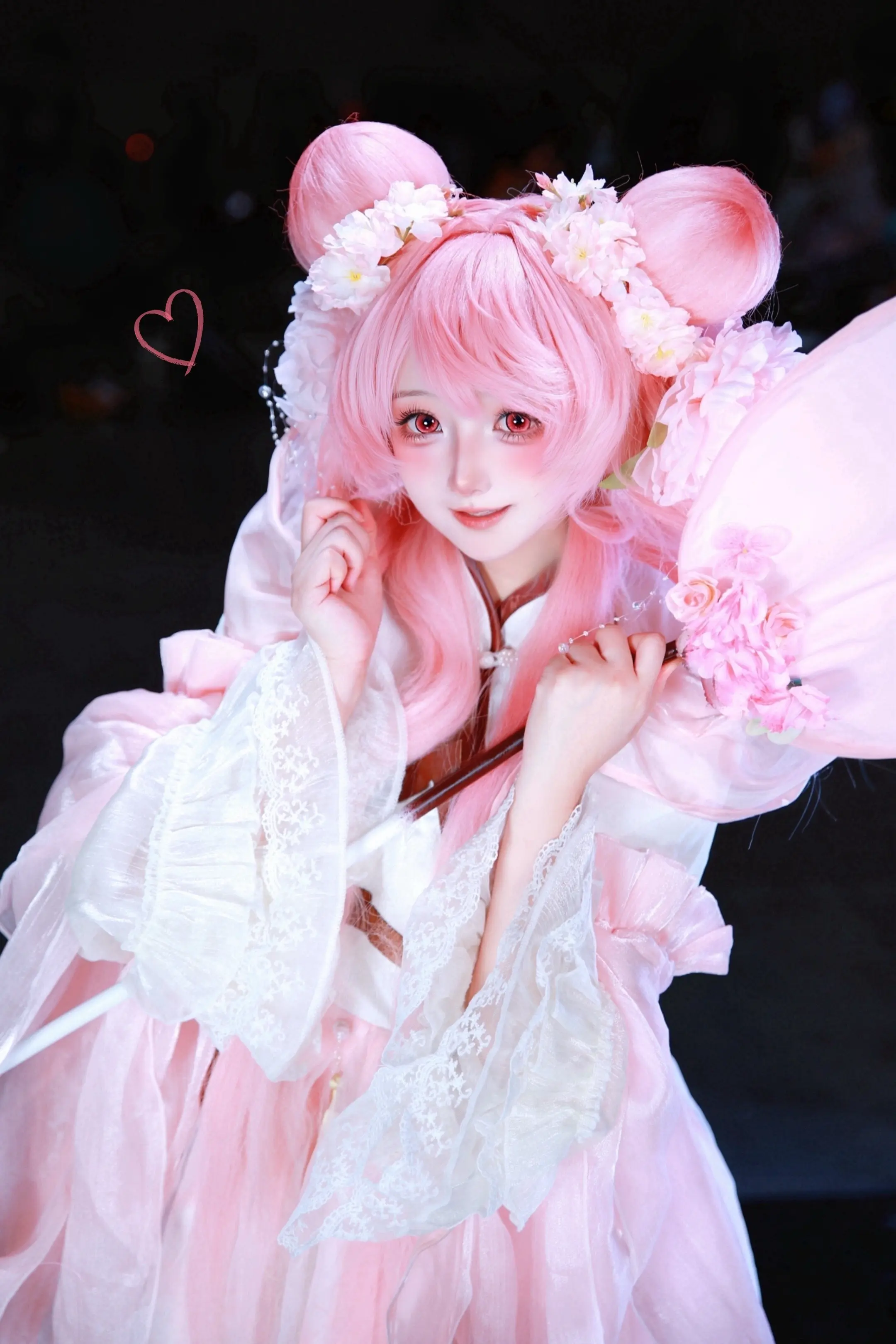 十二花仙·桃花仙小乔。📷：  画师