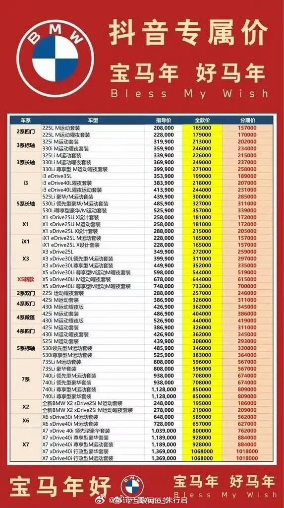 宝马7系降价约27万BBA最近这几年可以的为了中国市场价格一降再降不过我感觉就