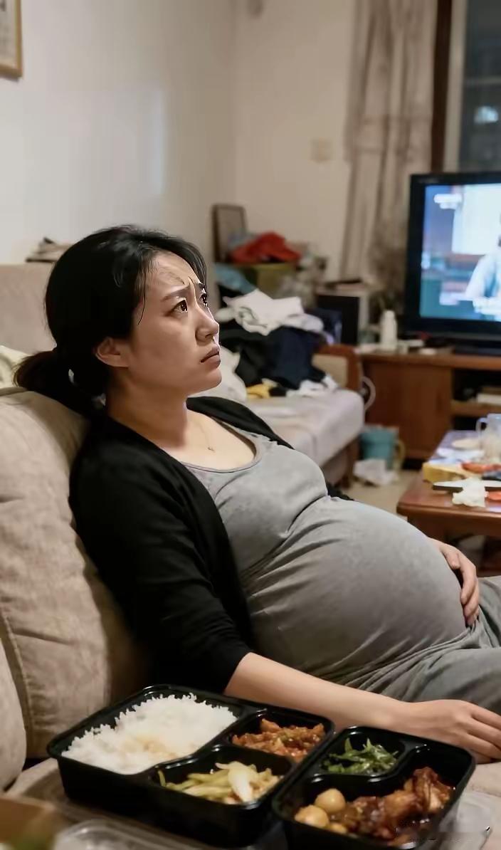 河北有一个孕妇6个多月了，却没人伺候。天天靠吃外卖过活，老公天天上班，婆婆说身体