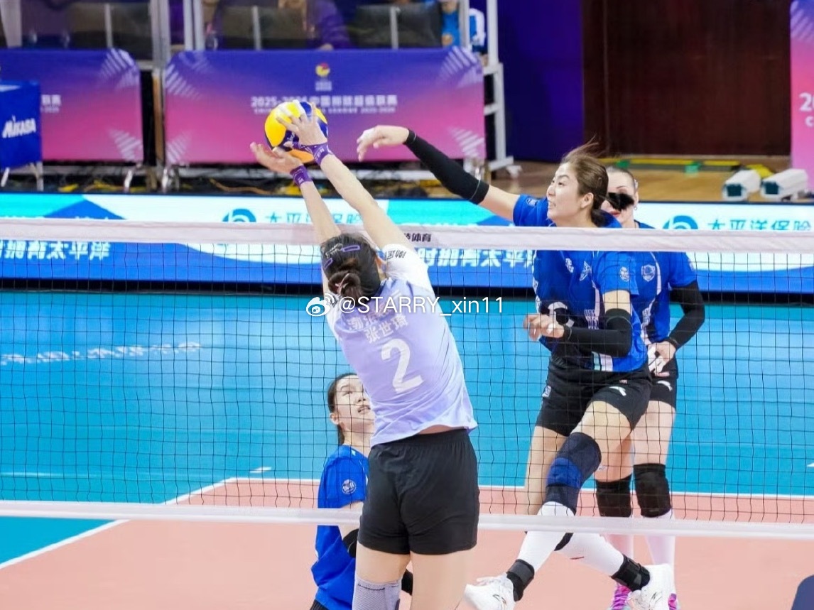 📊天津女排拦网13分:（🆚上海女排6分）▶️张世琦：3分▶️马丁内兹：3分▶