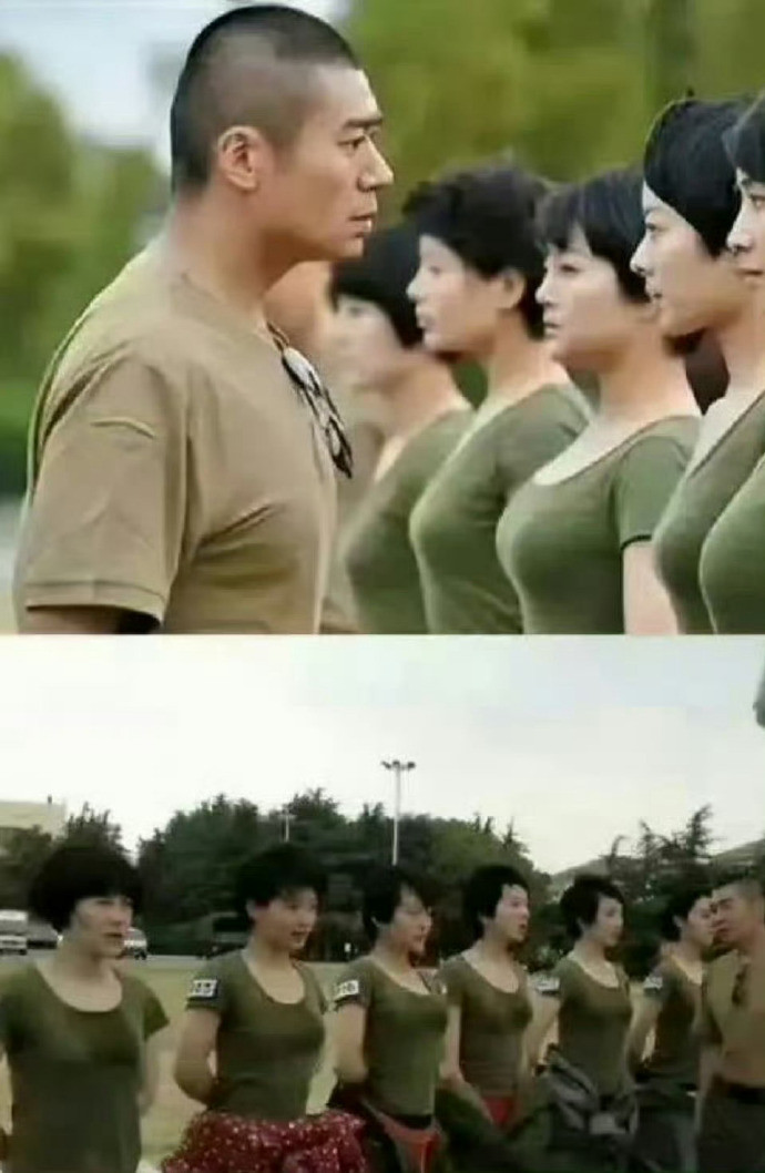 这个男教官对女学员好凶​​​