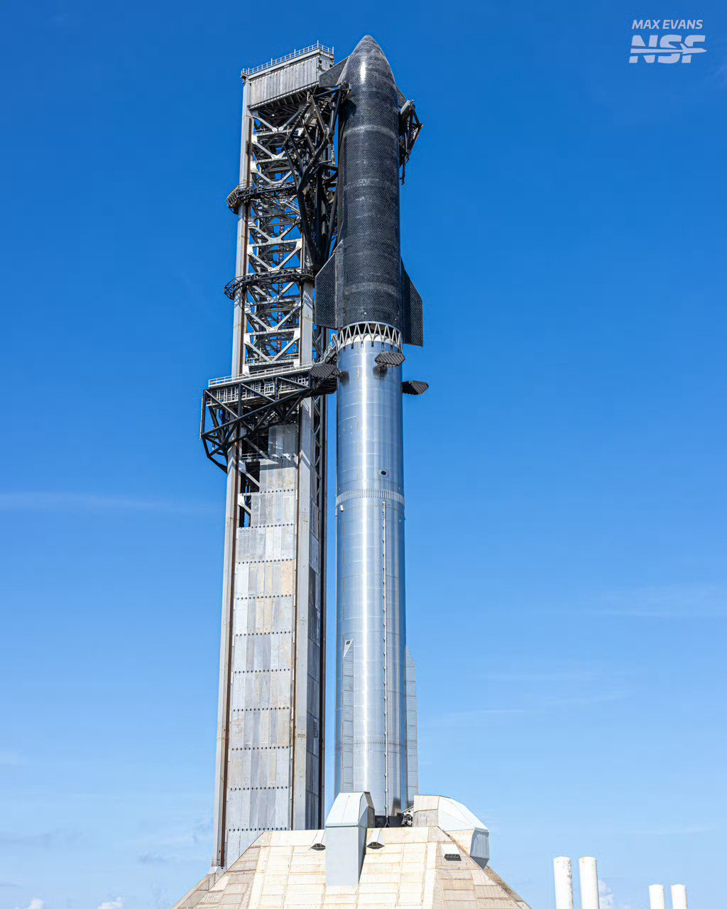 【航天马斯克SpaceX·超重型火箭(B21)和星舰(S41)合体！】​​​