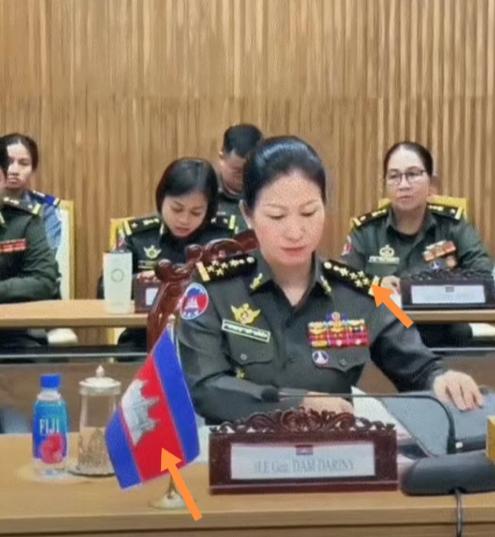 很多人认为柬埔寨的军队数量不如泰国，但柬埔寨的将军多啊，大概有3700名。这么多