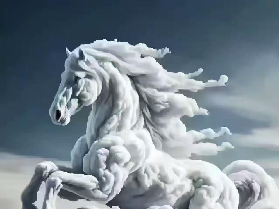 你第一眼看到了什么？看看接下来你会被什么好运砸中？准不准你说了算！A：白马B