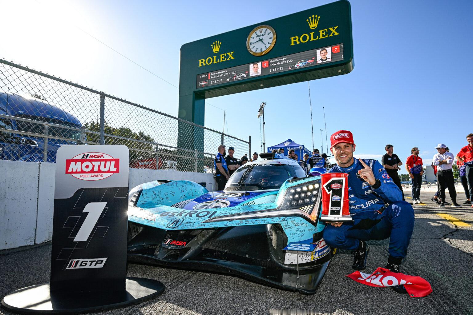 60号讴歌ARX-06拿下小勒芒10小时耐力赛杆位布隆奎斯特跑出1分09秒62