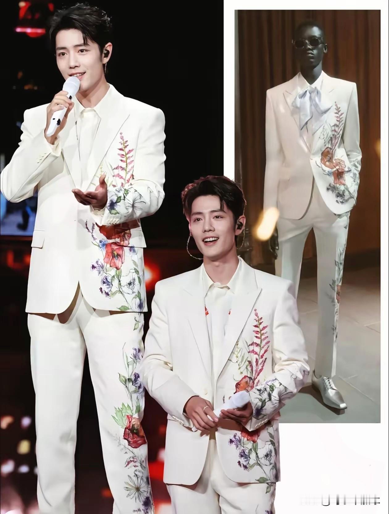 时尚圈有个不成文的规矩，通常是人去迁就衣服，毕竟那是“高定”。但看了肖战在北