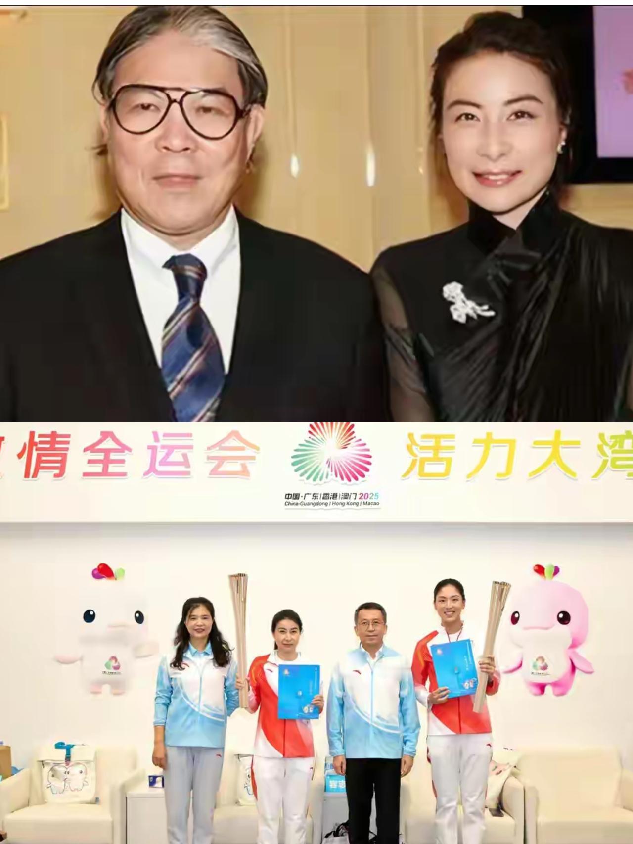 霍震霆称郭晶晶全运会火炬手没有告诉自己，一提到儿媳，他就笑得合不拢嘴，可见对她