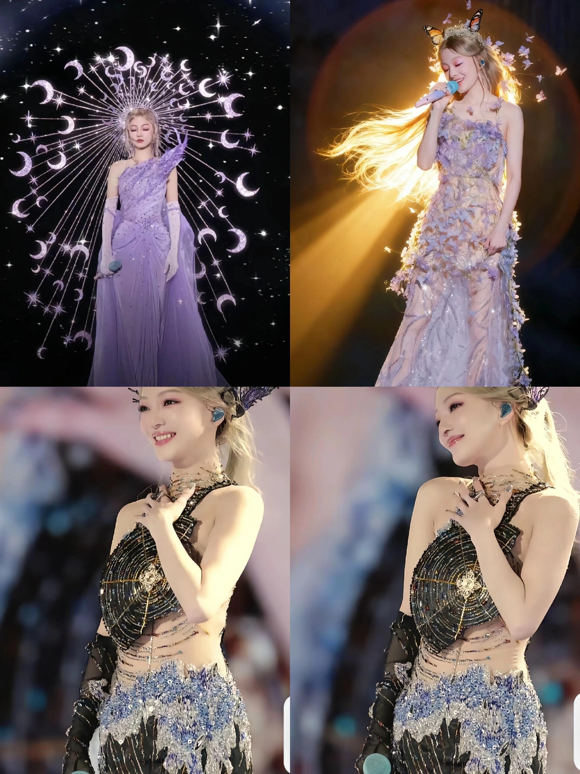 张韶涵限定皮肤全是隐藏款张韶涵「觅光」巡演是把高定秀搬上舞台了吧！郭培等顶尖设