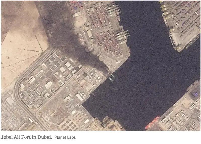 就在刚刚网上公布了很多卫星图片，事实证明，在伊朗革命卫队的3天猛烈攻击下，美军