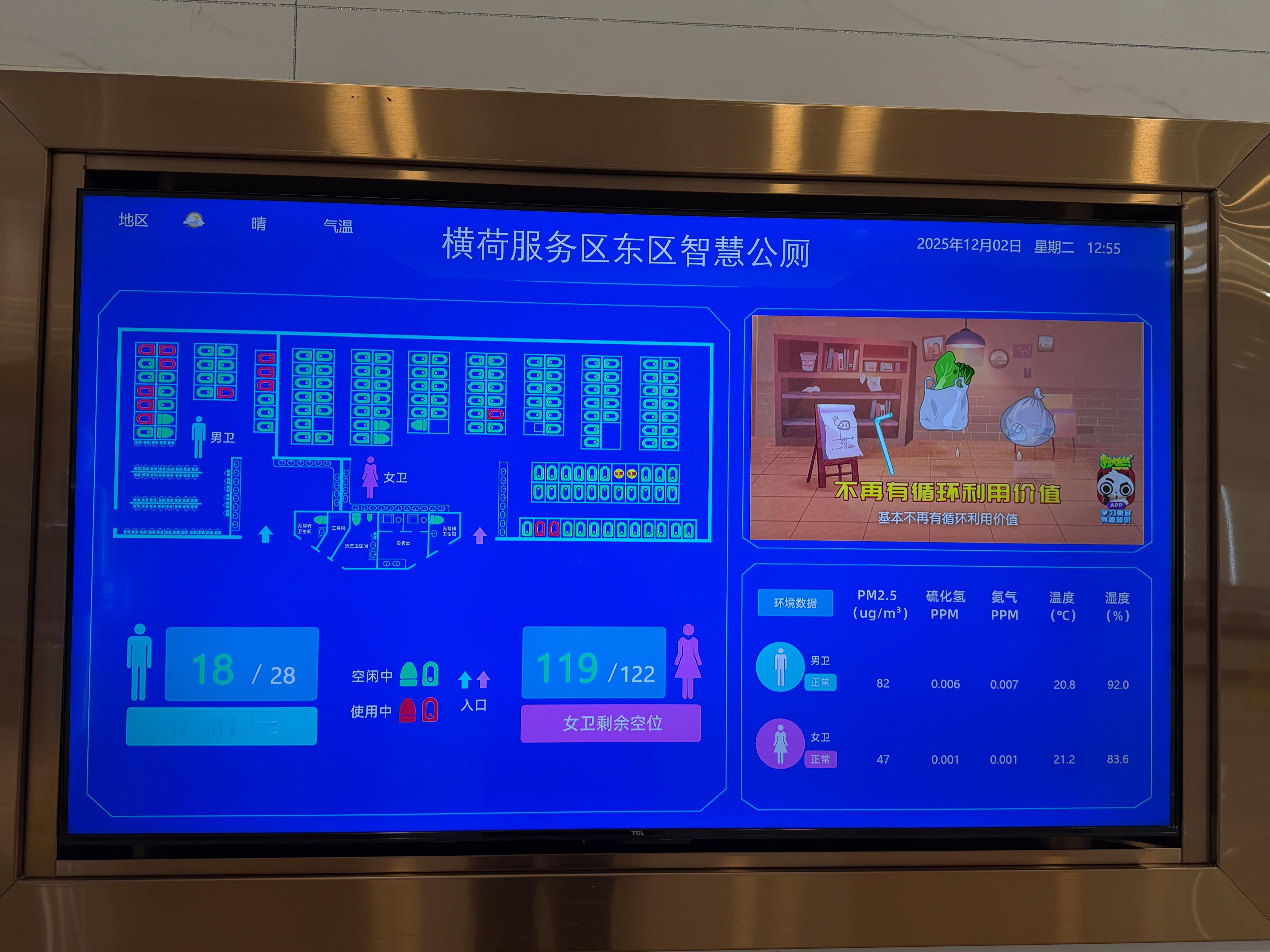 高速服务区厕所智能化？？？？这是伪命题找方法花钱还是说这是司机游客们上厕所的刚