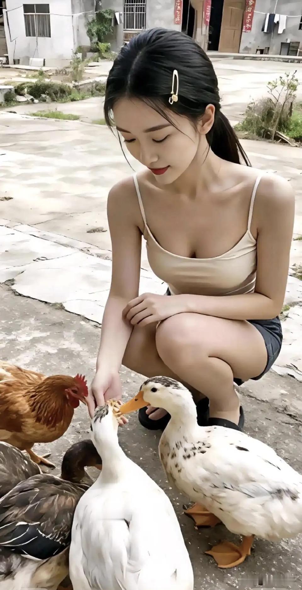 这种场景下，被鸭子啄伤的概率很低👇为什么大多时候不怕？1.鸭子的“啄”