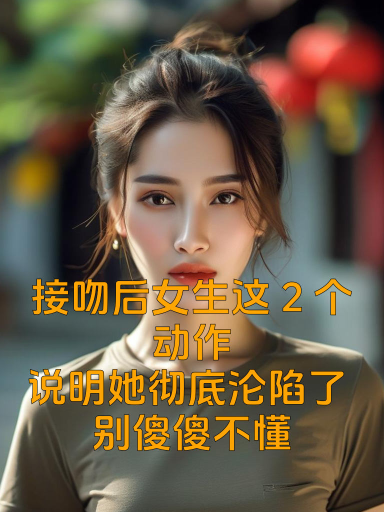 接吻后女生这2个动作，说明她彻底沦陷了，别傻傻不懂！