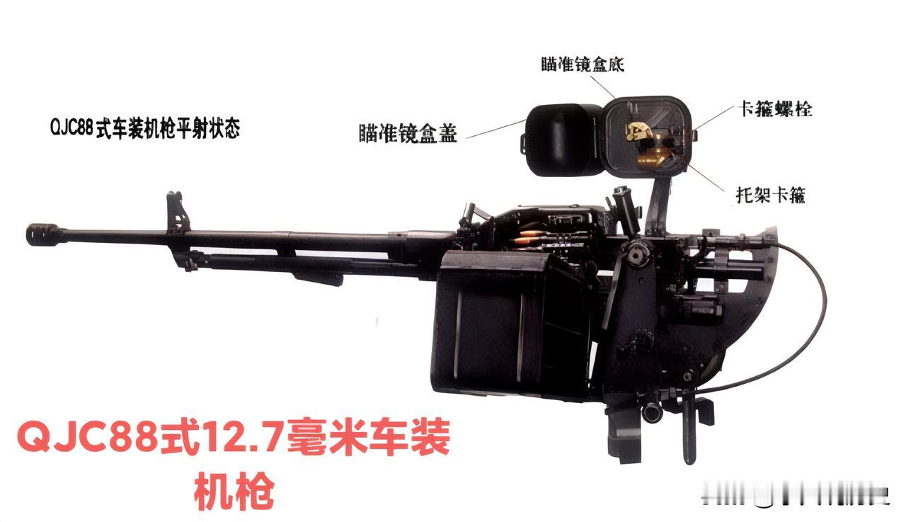 QJC88式12.7毫米车装机枪1988年，一款名叫QJC88式12.7毫米