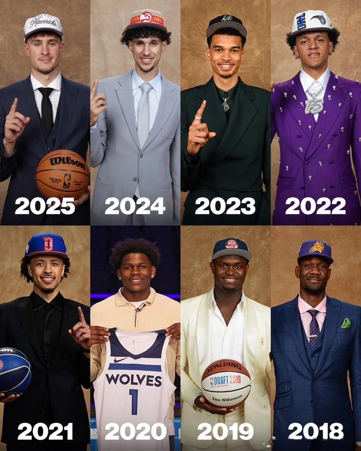 过去八届NBA选秀的状元秀，谁是你的第一选择？