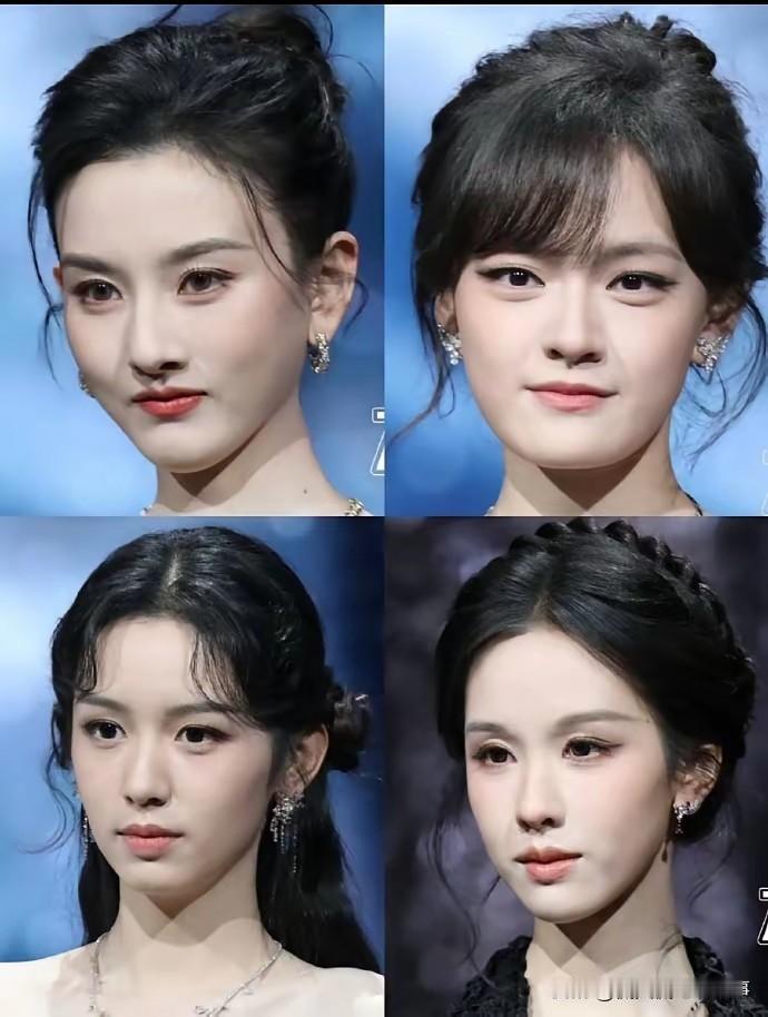 刷到微博之夜女星怼脸合集，95、00后小花扎堆，没想到状态最绝、最养眼的，居然是