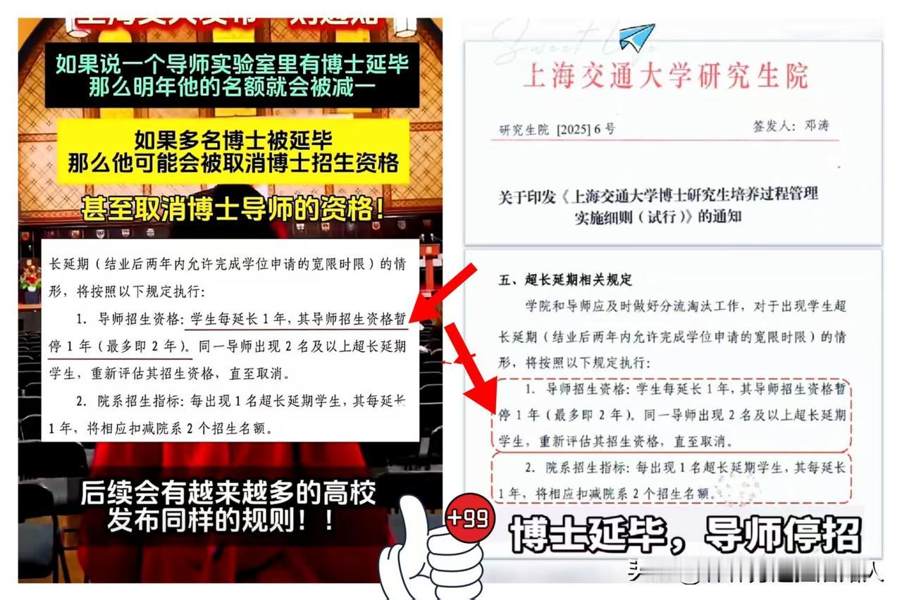 上海交大这次真的是动真格的了，一纸“狠令”让多少混日子的博导睡不着觉。规定很简