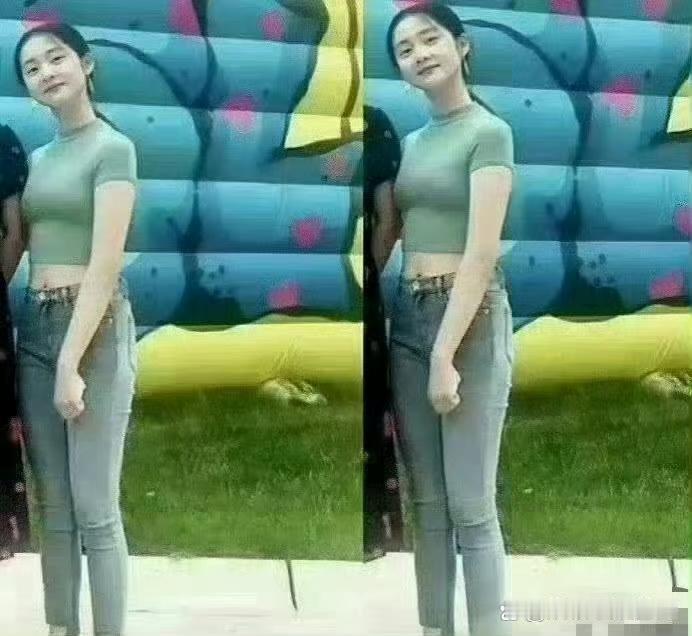 黄磊女儿黄多多有意进圈，脸是真的小，身材是真的好，应该会爆吧？！​