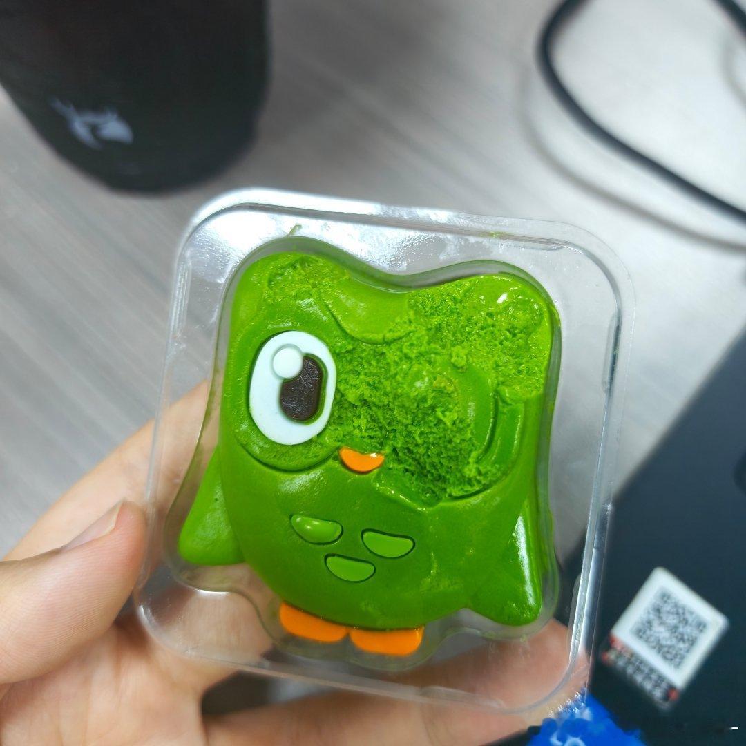 没勺子，啃一下吧