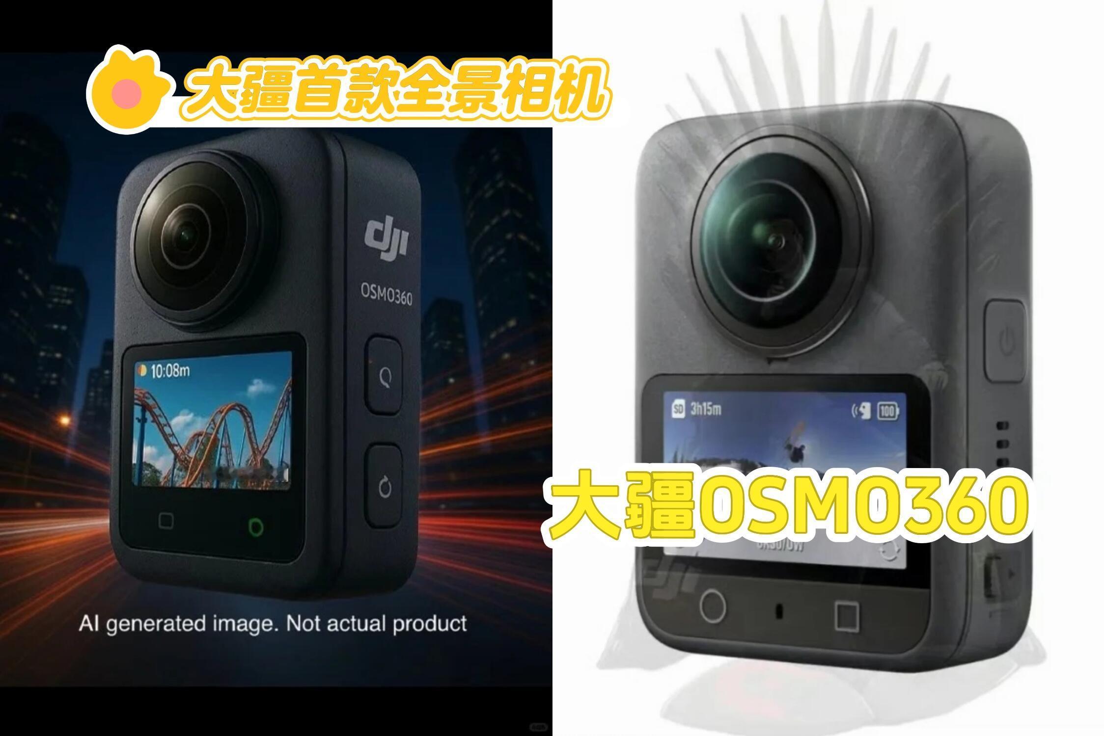 大疆即将发布全景相机大疆这次的首款全景相机从硬件堆料来看，可以说是诚意满满！全