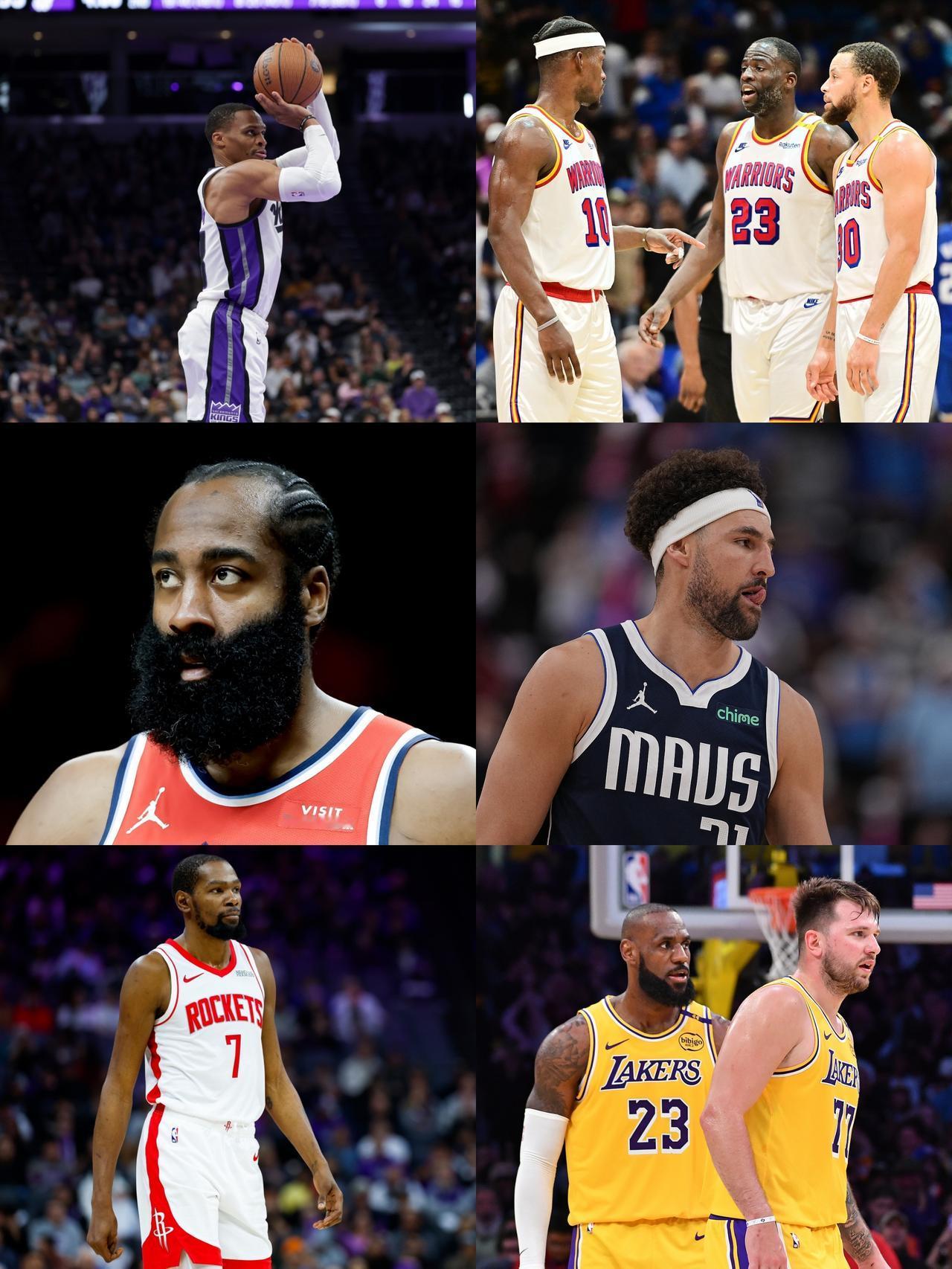 35+岁老将（西部）本赛季缺战场次如下康利38岁，6场詹姆斯41岁，17场