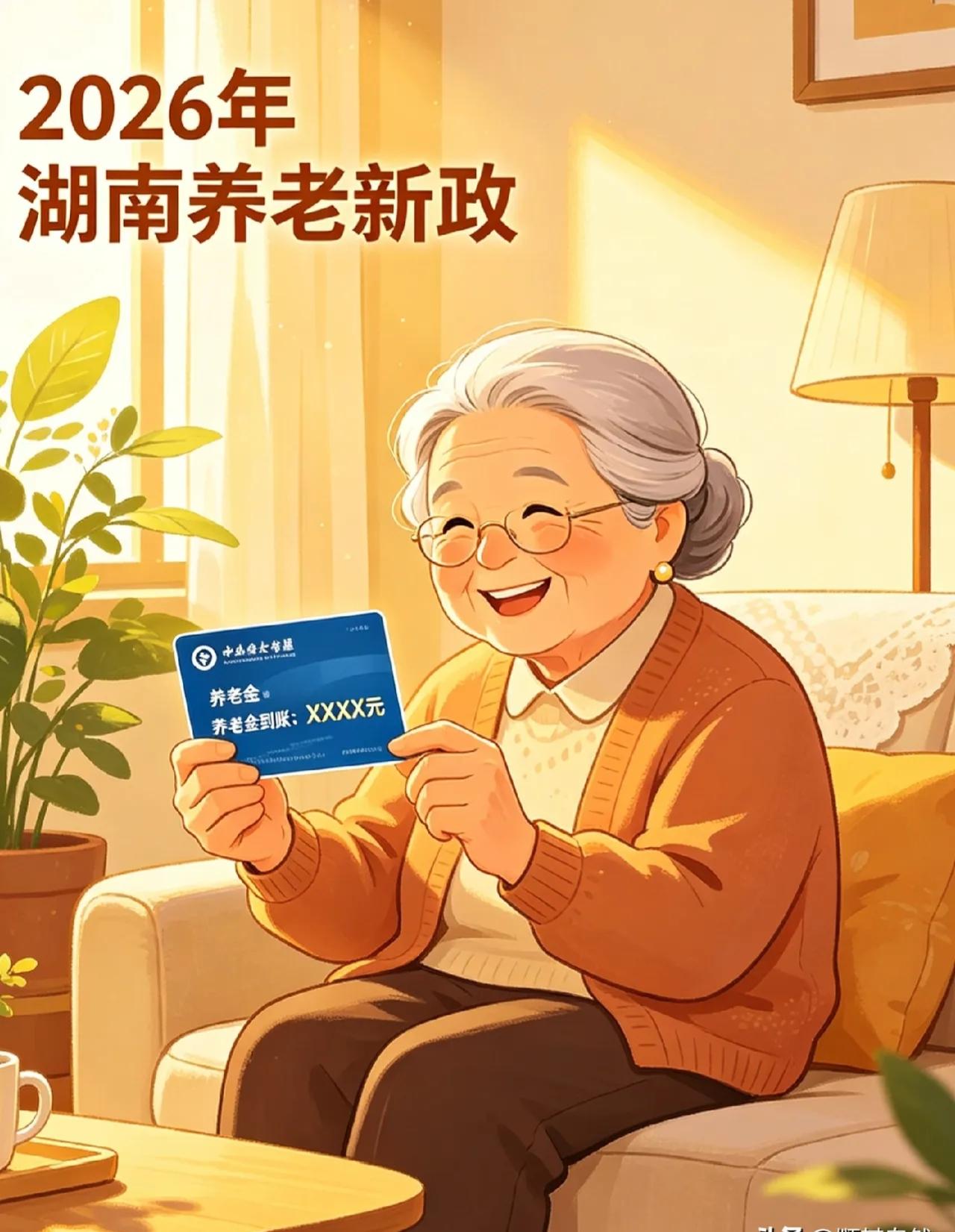 2026年湖南icon城乡居民养老待遇迎来上调，基础养老金按照最新政策完成提标，