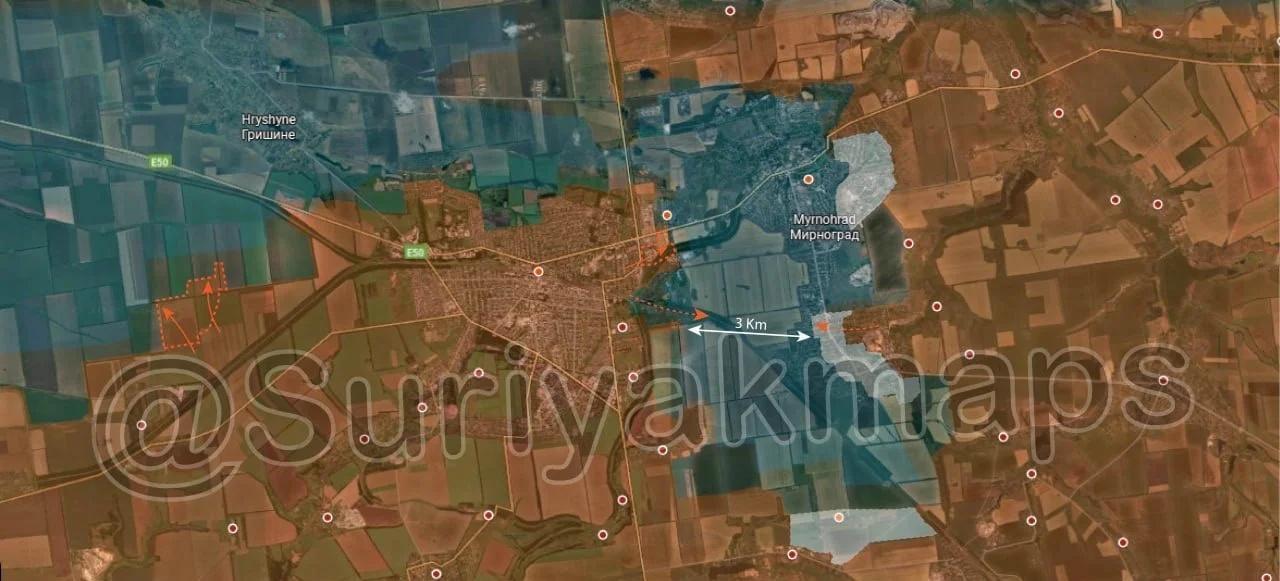 11.13红军城-季米特洛夫地图牢乌苏版在半包围圈内，乌军已开始显露疲态。在南