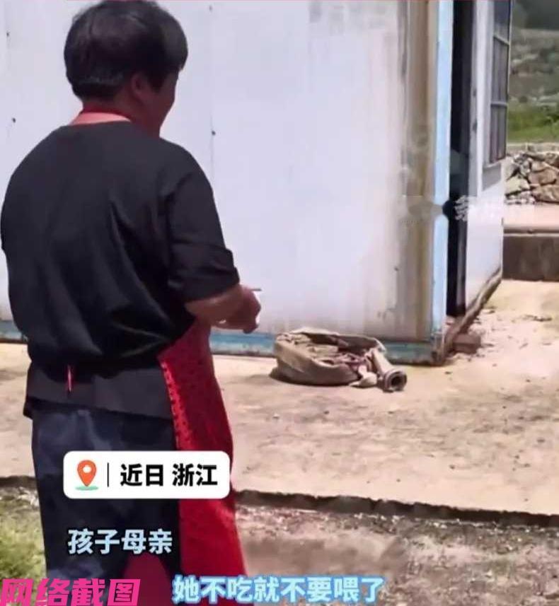 浙江有位妈妈心有抱怨，事由自己婆婆喂孩子的举动，每次婆婆给孩子喂饭，不仅跟着孩子